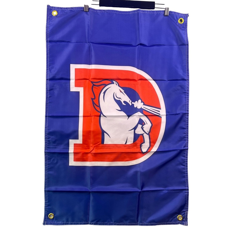 Denver Broncos NFL Flag 2x3 ft Outdoor Polyester with Brass Grommets